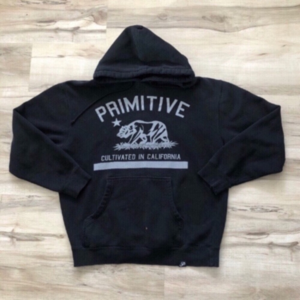Primitive Cultivated in California Bear Hoodie Sweater